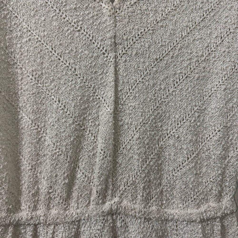 Ronnie Heller MJ Women’s Knit Cream Dress M Small Patterned Vintage‎ - Picture 3 of 4
